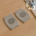 Light Grey Toddler Wool Knit Leg Warmer (Knee Guard)