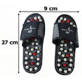 Acupressure Foot Massage Slippers Reflexology Massager Sandal Size 8 (1 Pair)